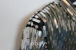 OFF-WHITE Ladies Silver Sequin Long Sleeve Top EU36 UK8