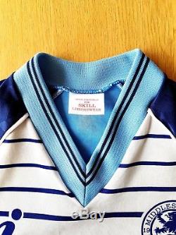 Original Middlesbrough Away Shirt 1989. XL Blue Adults Long Sleeves Football Top