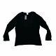 Oscar De La Renta Women's Long Sleeve Top Xl Colour Black
