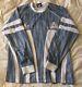 Palace X Adidas Skateboards Blue Wavy Long Sleeve Graphic Goalie Top. Excellent