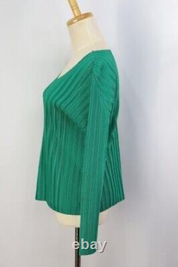 PLEATS PLEASE Green Long Sleeve Top 112 2599