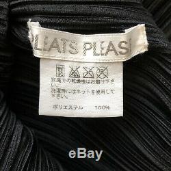 PLEATS PLEASE ISSEI MIYAKE Basic Pleated Tops Black Long Sleeve from Japan