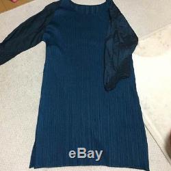 PLEATS PLEASE ISSEY MIYAKE PP 2014 Long-Sleeved Tunic Women's Tops Size 3(S)