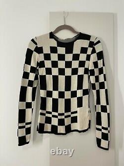 Paloma Wool El Valle Long Sleeve Check Top Size Small
