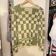 Paloma Wool El Valle Top Size Medium In Green And Cream Checkered Print