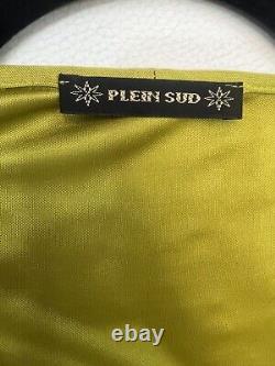 Plein Sud long sleeve vintage sexy citrine top in 34FR
