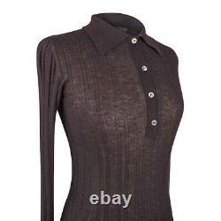Prada Sweater / Top Vintage Brown Cashmere / Silk 40 / 6