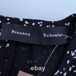Proenza Schouler Womens Top Long Sleeve M Black 100% Viscose