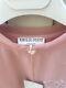 Rrp £900 Emilio Pucci Pale Pink Sheer Nylon Top Uk 10 Size S. Zip Shoulder, Logo