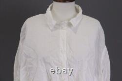 RUNDHOLZ White Lagenlook Long Sleeve Top Shirt Tunic Size S