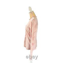 Raquel Allegra Long Sleeve Fitted Tee Size 1 Small Pink Tie Dye Long Sleeve Top