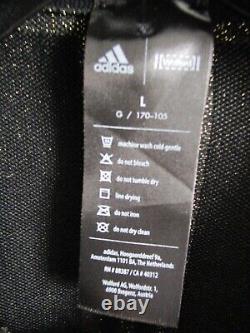 Rare / iconic WOLFORD ADIDAS Studio Motion crop top L perfect cond. Black / gold