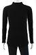 Rick Owens Mens Turtleneck Long Sleeve Sweater Shirt Top Black Size S