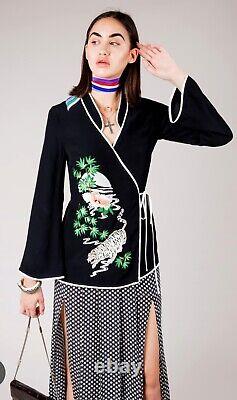 Rixo Blossom Wrap Kimono Top/Jacket SZ 10