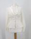 Rixo Bridal Silk Womens White Peplum Top Uk 10 Rrp £375 Mb