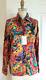 Robert Graham Priscilla Top Shirt Multicolor Size S $228 Nwt