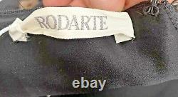 Rodarte Floral Long Sleeve Ruffle Cropped Top $3565 Retail Designer Brand