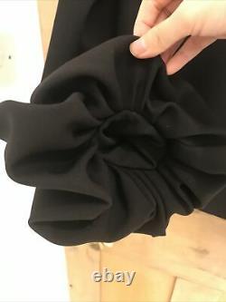 Roksanda Long Sleeve Black Top Blouse Size UK 6 RRP £695