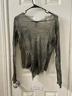 Rundholz See Through Long Sleeve Blouse Top Sz L