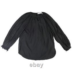 SEE BY CHLOE UK 12 black long sleeve top HW