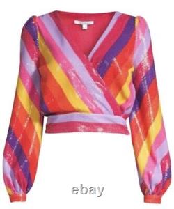 SOLD OUT Olivia Rubin Kendall Sequin Wrap Top RRP £280
