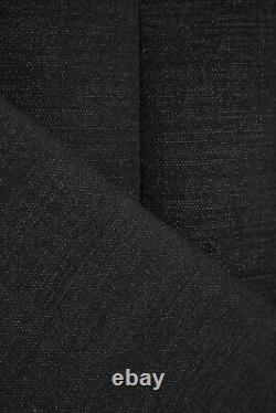STELLA MCCARTNEY Black Stretch-Wool Crew Long Sleeve Peplum Top Blouse 36/2/4