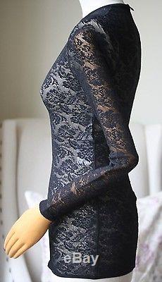 Stella Mccartney Lace Long Sleeve Top It 38 Uk 6