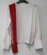 Stella Mccartney Ladies Beige & Red Silk Long Sleeve Blouse Top It40 Uk8