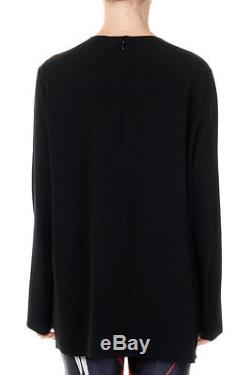 STELLA MC CARTNEY New woman Black Long sleeve Round neck Top Made In Italy