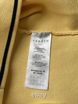 Sandro Paris Shirt Style Knitted Cardigan top Size1