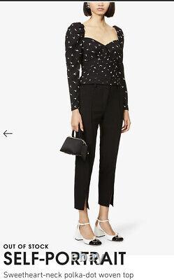 Self-portrait polka dot top uk8 brand new with tags RRP £260