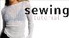 Sheer Long Sleeve Shirt Sewing Tutorial