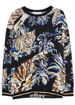Stella McCartney Cat Print Long Sleeve Top. Size 34. RRP £585. BNWT