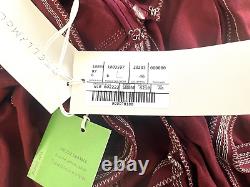 Stella McCartney Top Blouse Shirt Ramona Size UK 14 US 8 10 Ladies Redwood
