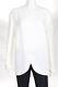 Stella Mccartney White Crew Neck Long Sleeve Zipper Back Top Size Large New
