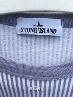 Stone Island Marina Long Sleeve Striped Top Sz M Shadow Project Osti