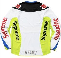 Supreme/Fox Racing Moto Jersey Top Longsleeve Multicolor Medium SS18 Brand New