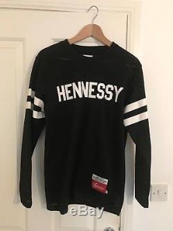 Supreme Hennessy Football Jersey Top Longsleeve FW11 MEDIUM BLACK Box Logo