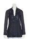 Tory Burch Midnight Navy Embellished Long Sleeve Tunic Top