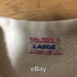 The Real McCoy's SPORTSWEAR Sweatshirt Long-Sleeved Men's Tops Size M