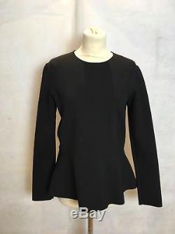 The Row Black Long Sleeve Top Size Uk12/us8