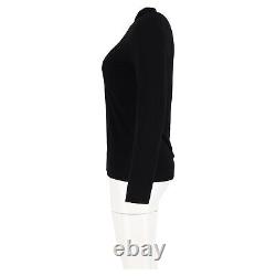 The Row Fitted Long Sleeve Top In Cotton Women Black L