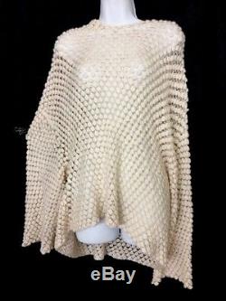 The Row Sweater The Velenda Top Ivory Longsleeve Oversized Nwt $3890 Size XS/s