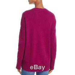 Theory Womens Karenia Cashmere Long Sleeves Fall Crewneck Sweater Top BHFO 9555