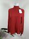 Theory Womens Red Long Sleeve Top, Size P $335