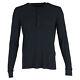 Tom Ford Buttoned Long Sleeve Top In Black Cotton Fr52