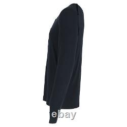 Tom Ford Buttoned Long Sleeve Top in Black Cotton FR52