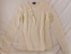 Tom Ford Cream Long Sleeve Half Button Sweater / Knit Top It 42 / Us 6