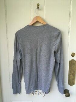 Tom Ford Grey Long Sleeved T Shirt Size 46 (Small/Medium) Cashmere Henley Top