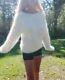Top Choice! Super Soft 80% Fuzzy Angora Pullover Sweater Soft N Fluffy! M